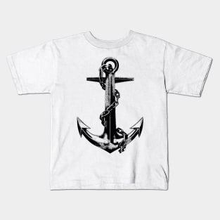 Distressed Anchor and Chain Kids T-Shirt